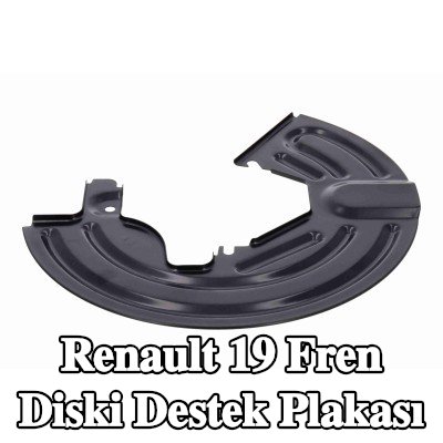 VAICO Fren diski destek plakası Ön Aks Sağ — Renault 19