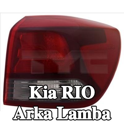 TYC Arka lamba Sol, ampul tutuculu, kablo seti ile — Kia Rio