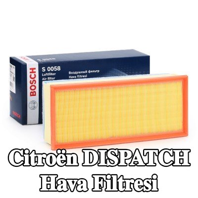 BOSCH Hava filtresi — 2017 Citroën Dispatch