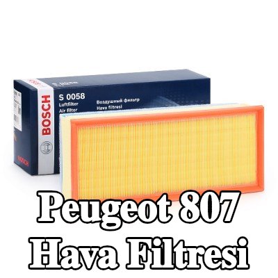 BOSCH Hava filtresi — Peugeot 807