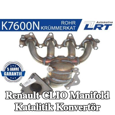 LRT Manifold Katalitik Konvertör — 2000 Renault Clio