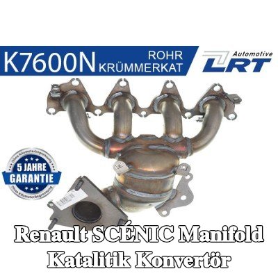 LRT Manifold Katalitik Konvertör — Renault Scénic