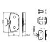 BOSCH Fren balatası seti 16, 2mm, gıcırtı önleyici plaka ile, montaj kılavuzu ile — 2002 SEAT Alhambra (10)