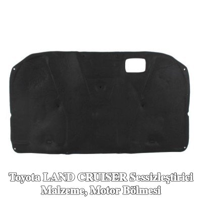 BLIC Sessizleştirici malzeme, motor bölmesi — Toyota Land Cruiser