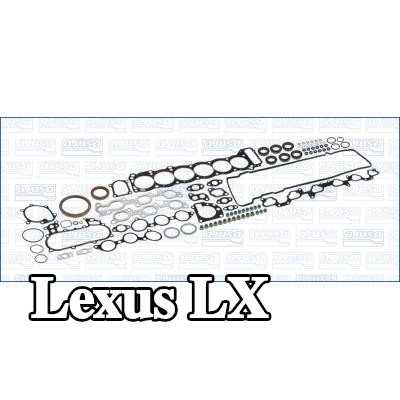 AJUSA مجموعة حشيات كاملة, محرك مزود بحشية رأس الأسطوانة, مع أختام ساق الصمام, FIBERMAX — 1997 Lexus Lx