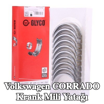 GLYCO Çelik tabanlı alüminyum alaşımlı krank mili yatağı — Volkswagen Corrado