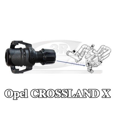 3RG سدادة مانعة للتسرب، شفة سائل التبريد — Opel Crossland X