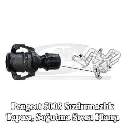 3RG Sızdırmazlık Tapası, soğutma sıvısı flanşı — Peugeot 5008