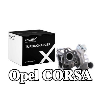 RIDEX شاحن توربيني شامل مجموعة الحشوات, مع حشيات/مانعات تسرب — 2000 Opel Corsa