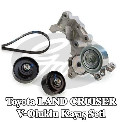 GATES V-Ribbed Kayış Seti Micro-V Kiti, Micro-V® Stretch Fit™ — 2000 Toyota Land Cruiser