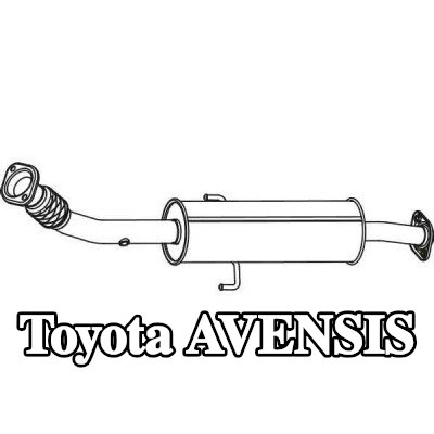VEGAZ كاتم الصوت الأمامي — Toyota Avensis