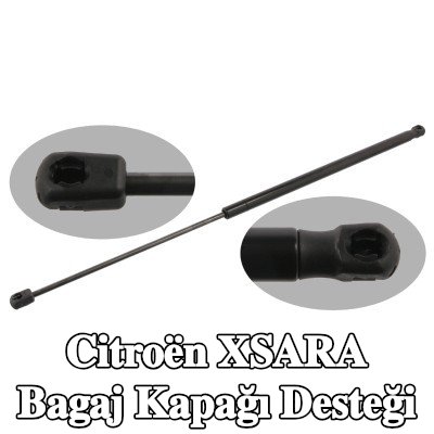 FEBI BILSTEIN Bagaj kapağı amortisörü (Her iki taraf), 668mm — Citroën Xsara