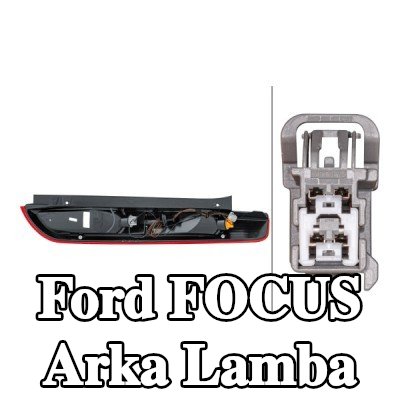HELLA Arka lamba Sol, ampul içermez, ampul yuvası olmadan — 2004 Ford Focus