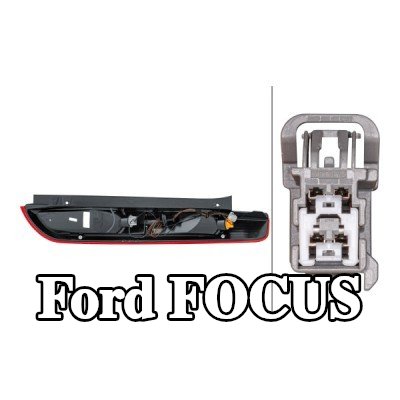 HELLA المصباح الخلفي الأيسر, بدون لمبة, بدون حامل لمبة — 2004 Ford Focus