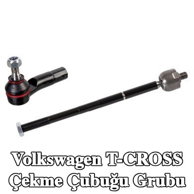 FEBI BILSTEIN Rot kolu grubu Ön Aks Sağ, kilit somunu ile — Volkswagen T-cross