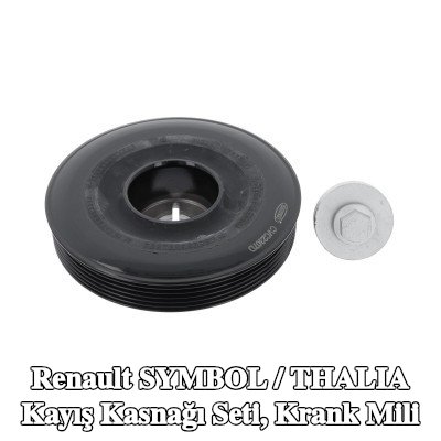 CORTECO Kayış Kasnağı Seti, krank mili — Renault Symbol / Thalia