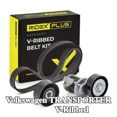 RIDEX PLUS مجموعة أحزمة V-Ribbed — 2012 Volkswagen Transporter