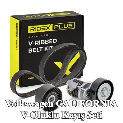RIDEX PLUS V-Oluklu Kayış Seti — 2012 Volkswagen California