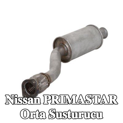 4MAX Orta susturucu Ön — Nissan Primastar