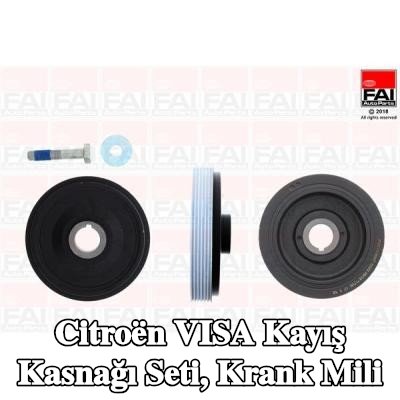 FAI AutoParts Kayış Kasnağı Seti, krank mili — Citroën Visa
