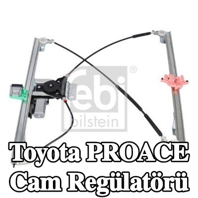 FEBI BILSTEIN Sol ön cam regülatörü, Elektrikli, elektrik motorlu — 2016 Toyota Proace
