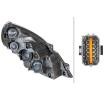 HELLA المصباح الأمامي الأيسر, H7/H1, PY21W, W5W, مع لمبات, بدون محرك لتسوية المصباح الأمامي — Renault Master (8)