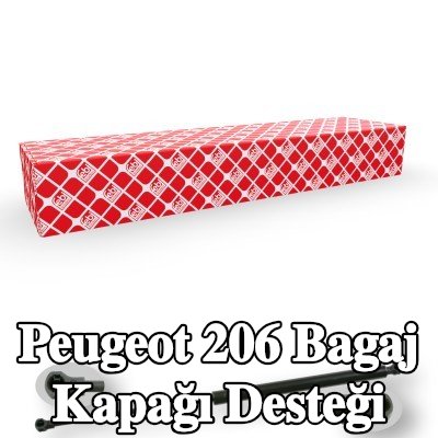 FEBI BILSTEIN Bagaj kapağı amortisörü (Her iki taraf), 520mm — Peugeot 206