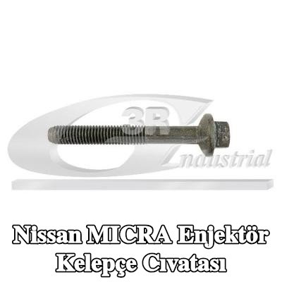 3RG Enjektör kelepçe cıvatası — Nissan Micra