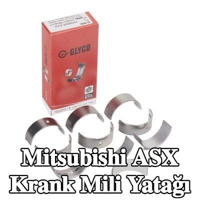 GLYCO Çelik tabanlı alüminyum alaşımlı krank mili yatağı — Mitsubishi Asx