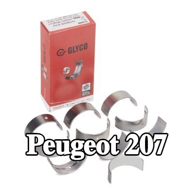 GLYCO محمل العمود المرفقي من سبائك الألومنيوم على قاعدة فولاذية — Peugeot 207