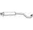 WALKER Orta susturucu 1630mm, montaj parçaları olmadan — Chevrolet Lacetti (5)