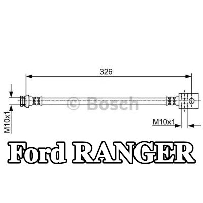 BOSCH خرطوم الفرامل 410mm — Ford Ranger