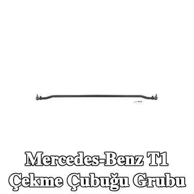 FEBI BILSTEIN Rot kolu grubu OE Turbo YENİ, Ön Aks, 1352mm, taç somun ile — Mercedes-Benz T1