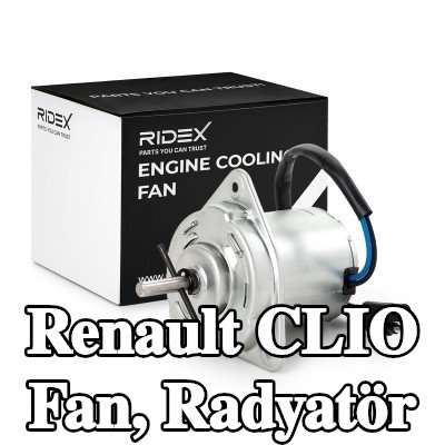 RIDEX Fan, radyatör — 1990 Renault Clio
