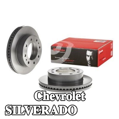 BREMBO قرص مكابح Prime, Outer Diameter: 325mm, مزود بفتحات تهوية داخلية, مطلي — 2002 Chevrolet Silverado