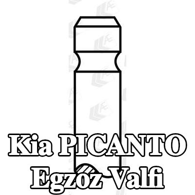 AE Egzoz valfi Sertleştirilmiş valf sapı ucu — 2004 Kia Picanto
