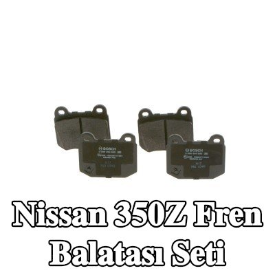 BOSCH Fren balatası seti 14, 4mm, gıcırtı önleyici plaka ile — Nissan 350z
