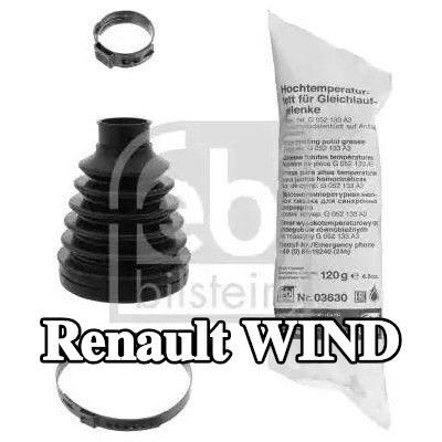 FEBI BILSTEIN طقم غطاء المحور، عمود الإدارة — Renault Wind