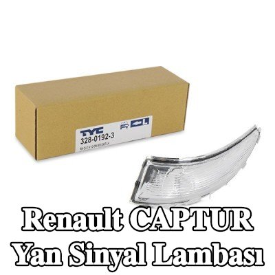 TYC Yan sinyal lambası Sol Dış Ayna, beyaz — 2016 Renault Captur