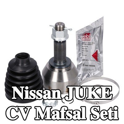 FEBI BILSTEIN Ön aks sol CV mafsal kiti, Ön Aks Sağ, Tekerlek Tarafı, somunlu, gres ile — Nissan Juke