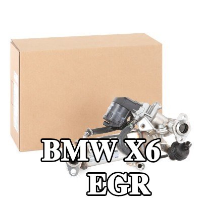 MAHLE مبرد EGR بدون حشية/مانع تسرب, مع صمام EGR — 2012 BMW X6