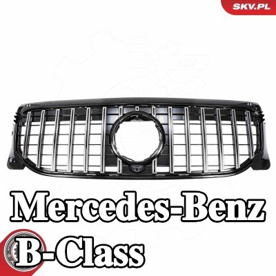 ESEN SKV شبكة المبرد فضية — Mercedes-Benz B-Class