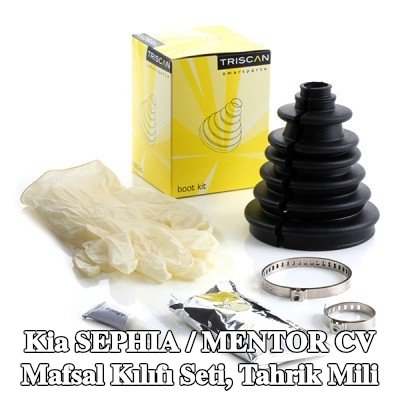 TRISCAN CV Mafsal Kılıfı Seti, tahrik mili — 1992 Kia Sephia / Mentor