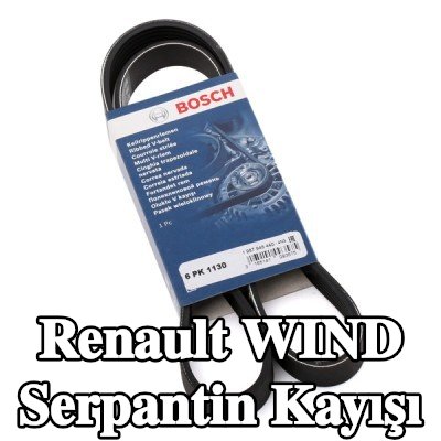 BOSCH Serpantin kayışı 1130mm, Number of ribs: 6 — Renault Wind