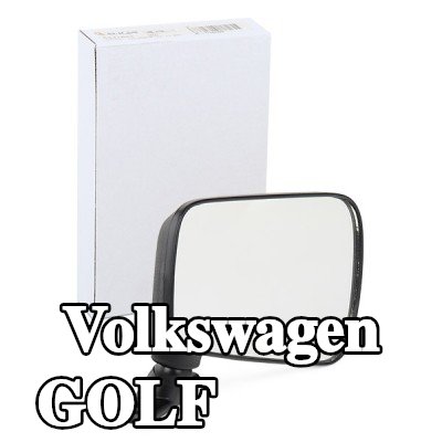 BLIC مرآة جانبية يمنى, يدوي — 1993 Volkswagen Golf