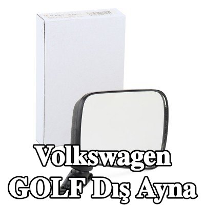 BLIC Sağ yan ayna, Manuel — 1993 Volkswagen Golf