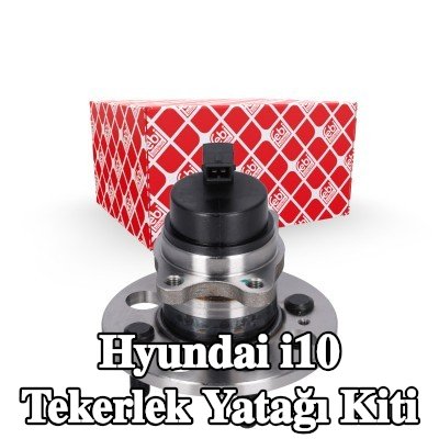 FEBI BILSTEIN Tekerlek yatağı kiti Arka Aks Sol, Arka Aks Sağ, Tekerlek göbeğine entegre tekerlek yatağı, entegre ABS sensörü ile, entegre manyetik sensör halkalı — Hyundai i10