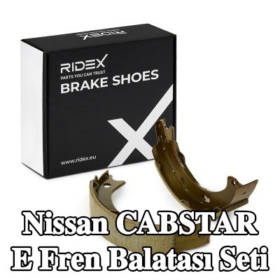 RIDEX Arka aks fren pabucu seti — Nissan Cabstar E