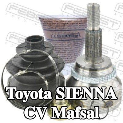 FEBEST CV mafsalı Ön Aks, Tekerlek Tarafı, ABS sensör halkalı — 2003 Toyota Sienna