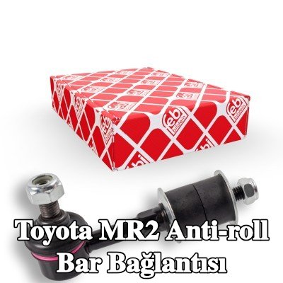 FEBI BILSTEIN Stabilizatör kolu OE Turbo YENİ, Sol Ön Aks, Ön Aks Sağ, 106mm, Çelik, somunlu, pullarla — Toyota Mr2